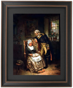 Framed A Quiet Moment with George and Martha Washington by Edward Percy Moran Framed A Quiet Moment with George and Martha Washington by Edward Percy Moran