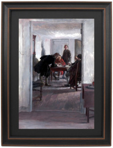 Framed In the Old Raleigh Tavern by Howard Pyle Framed In the Old Raleigh Tavern by Howard Pyle