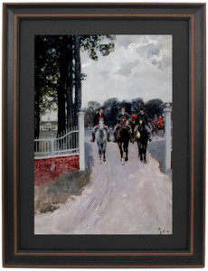 Framed Leaving Mount Vernon for the Congress of the Colonies by Howard Pyle Framed Leaving Mount Vernon for the Congress of the Colonies by Howard Pyle
