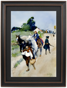 Framed Loyalists to Canada by Howard Pyle Framed Loyalists to Canada by Howard Pyle