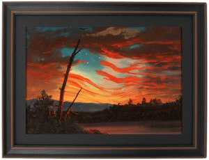 Framed Our Banner in the Sky by Frederic Edwin Church Framed Our Banner in the Sky by Frederic Edwin Church