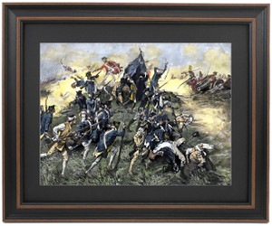 Framed Attack of 2nd South Carolina Continentals on the Spring Hill Redoubt at the Siege of Savannah by A.I. Keller Framed Attack of 2nd South Carolina Continentals on the Spring Hill Redoubt at the Siege of Savannah by A.I. Keller