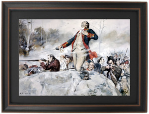 Framed The Death of Colonel Williams (1755) by Frederick Coffay Yohn Framed The Death of Colonel Williams (1755) by Frederick Coffay Yohn