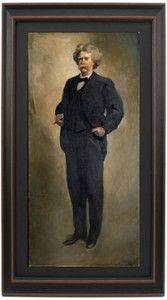Framed Samuel L. Clemens (Mark Twain) by John White Alexander Framed Samuel L. Clemens (Mark Twain) by John White Alexander