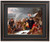 Framed George Washington at Valley Forge by Tompkins Harrison Matteson