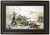 Framed Battle of Beecher’s Island by Frederic Remington