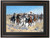 Framed Dismounted: The Fourth Troopers Moving the Led Horses by Frederic Remington Framed Dismounted: The Fourth Troopers Moving the Led Horses by Frederic Remington