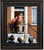 Framed English Officers Quartered in Boston in 1764 by N.C. Wyeth