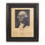 Framed George Washington Portrait & Washington's First Inaugural Address Set with Black Matte