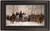Framed March to Valley Forge by William B. T. Trego