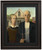 Framed American Gothic by Grant Wood