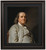 Framed Portrait of Benjamin Franklin by Joseph Siffrein Duplessis