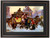 Framed The Christmas Coach by Jean Leon Gerome Ferris