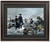 Framed George Washington and Lafayette at Valley Forge by Alonzo Chappel