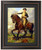 Framed Washington at the Battle of Harlem Plains 1776 by John Ward Dunsmore