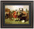 Framed Benjamin Franklin, Printer by John Ward Dunsmore Framed Benjamin Franklin, Printer by John Ward Dunsmore