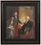 Framed George Washington with Jefferson and Hamilton, Sketch by Constantino Brumidi