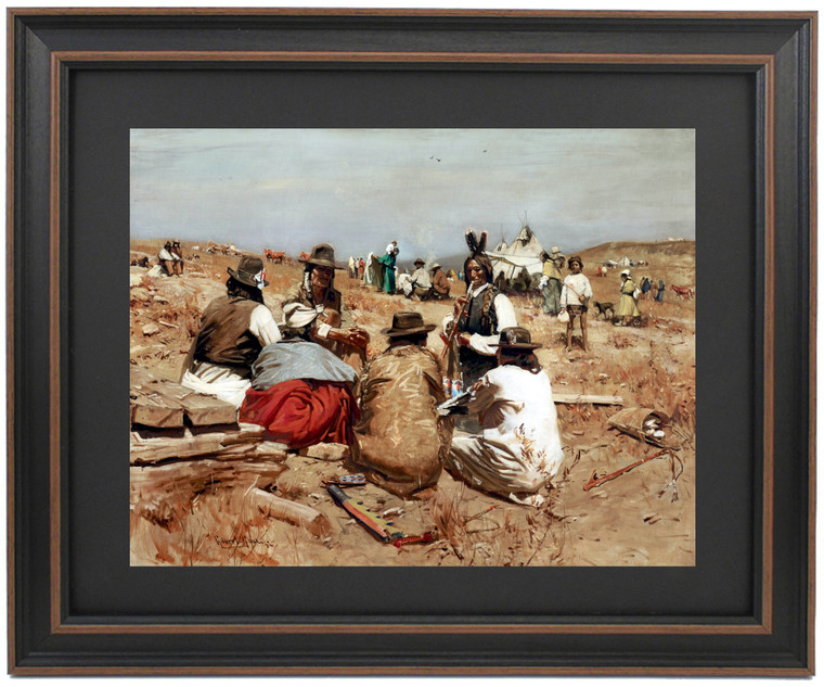 Framed Peace Conference by William Gilbert Gaul