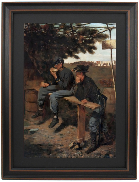 Framed The Sutlers Tent by Winslow Homer