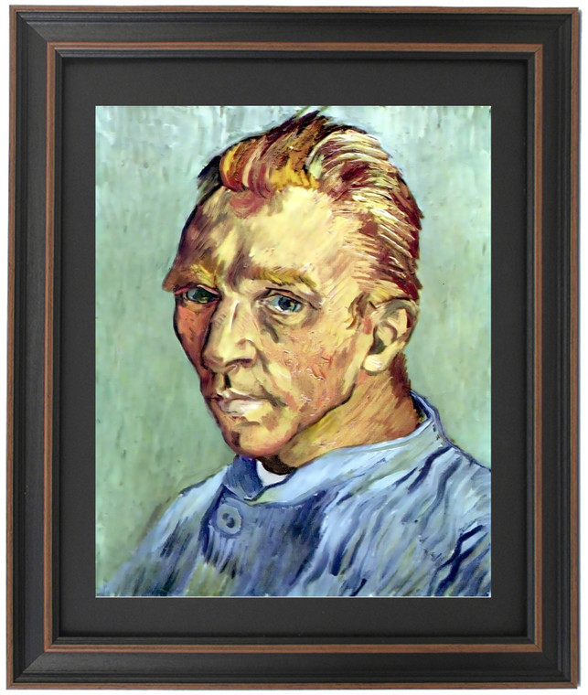 Framed Self-Portrait by Vincent van Gogh