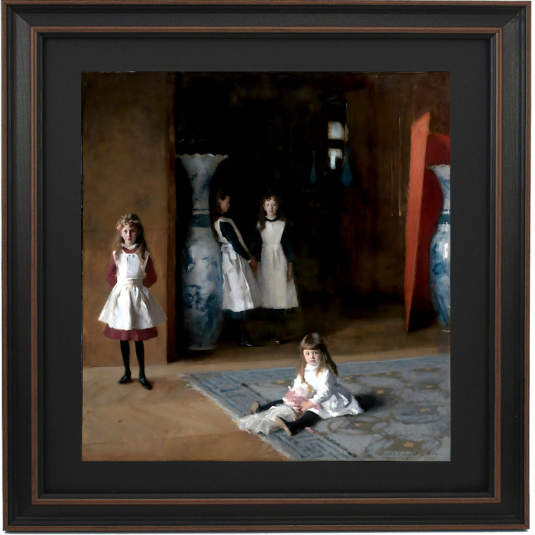 Framed The Daughters of Edward Darley Boit by John Singer Sargent
