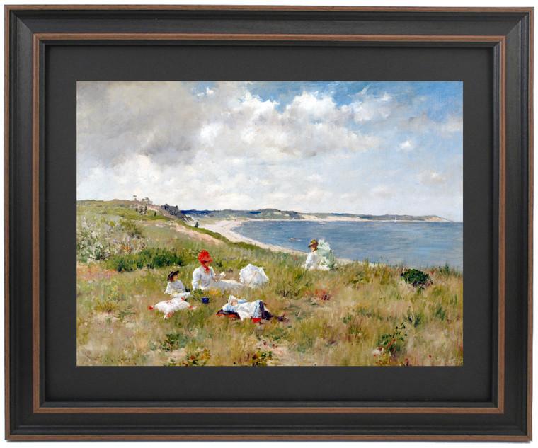 Framed Idle Hours by William Merritt Chase