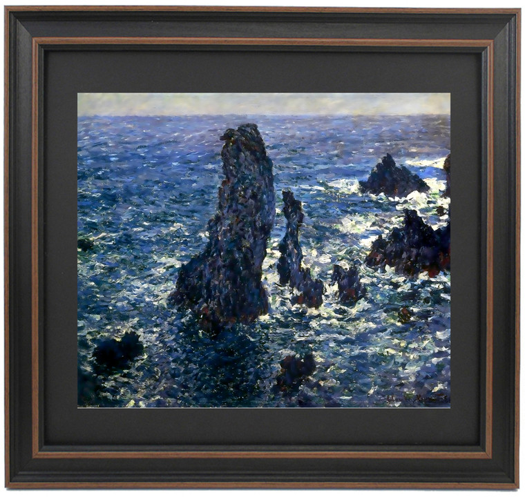 The Pyramids, Cliffs at Belle-Ile by Claude Monet The Pyramids, Cliffs at Belle-Ile by Claude Monet