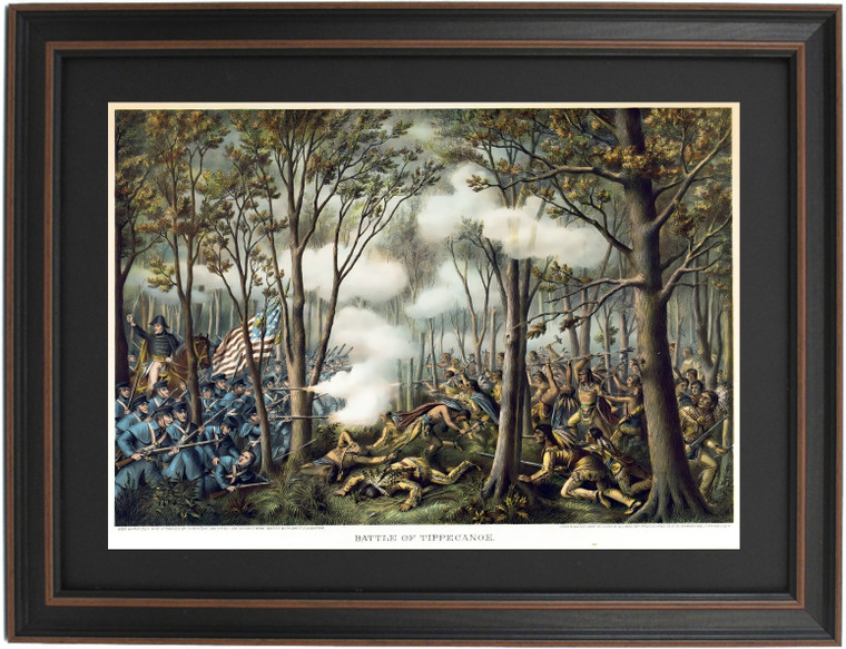 The Battle of Tippecanoe by Kurz and Allison