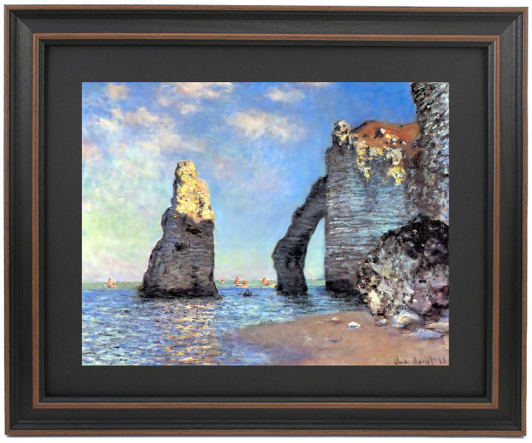 The Cliffs at Etretat by Claude Monet