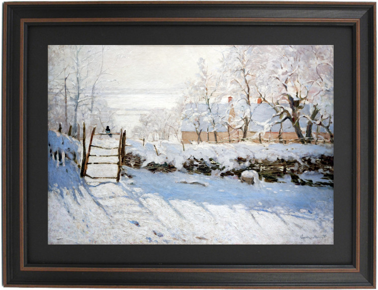 The Magpie by Claude Monet