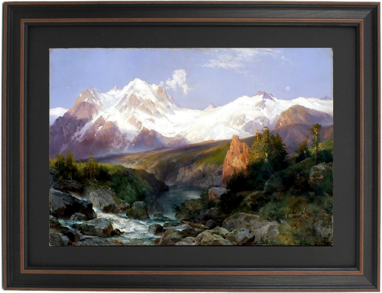 The Teton Range by Thomas Moran