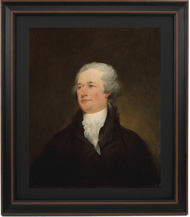 Framed Alexander Hamilton by John Trumbull, Circa 1804