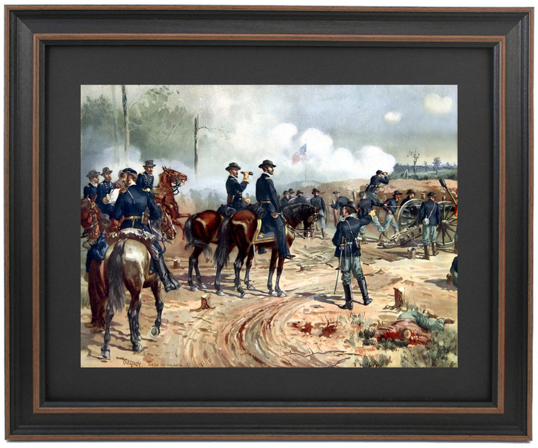Framed The Siege of Atlanta by Henry Alexander Ogden