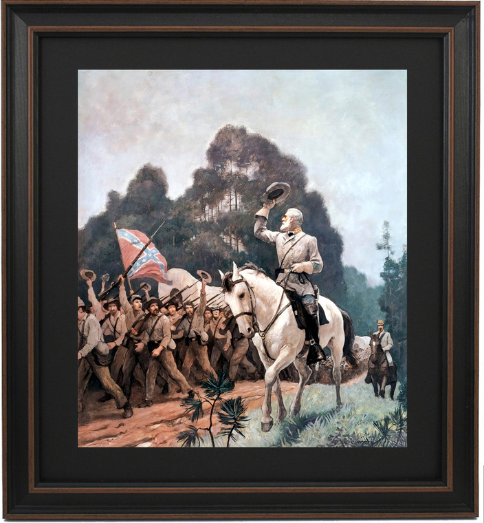 Faithful Troops Cheer General Lee by N.C. Wyeth