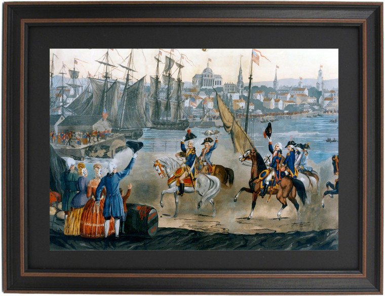 George Washington Triumphantly Entering Boston