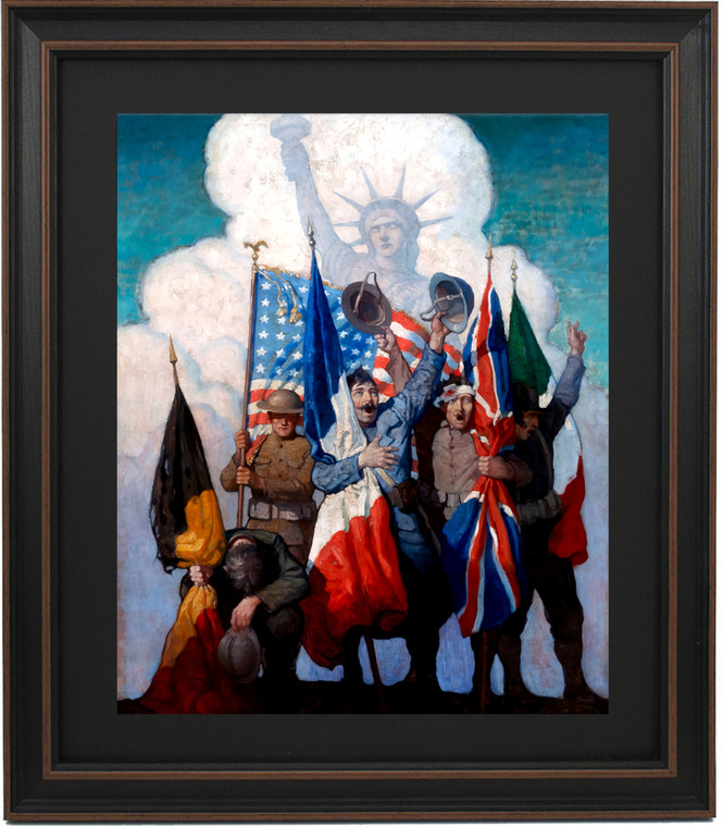 The Victorious Allies by N.C Wyeth
