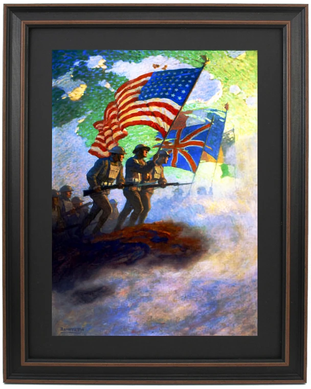 Bear Witness, Earth, We Have Made Our Choice with Freedom's Brotherhood by N.C. Wyeth