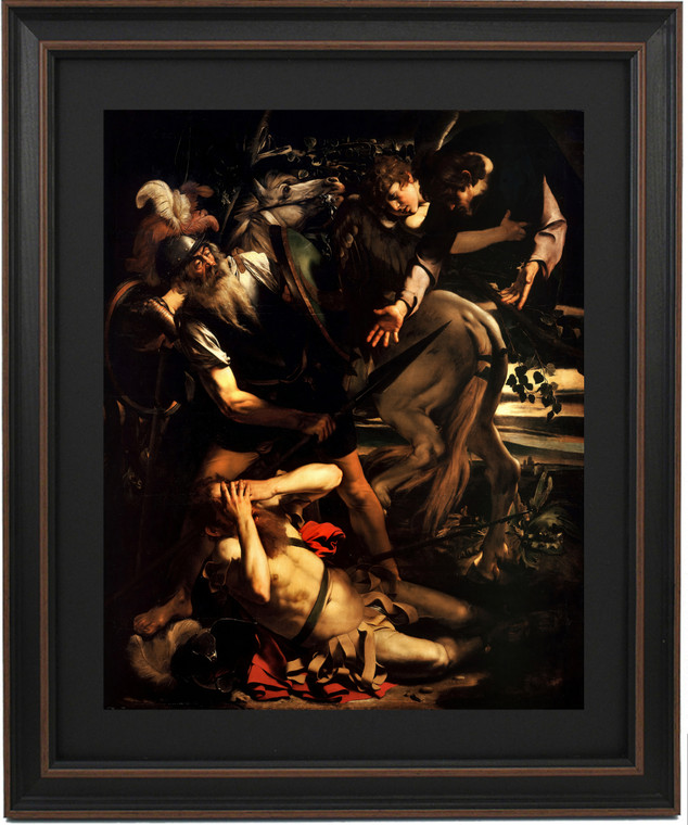Framed The Conversion of Saint Paul by Caravaggio