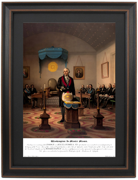 Washington as a Master Mason by James Fuller Queen