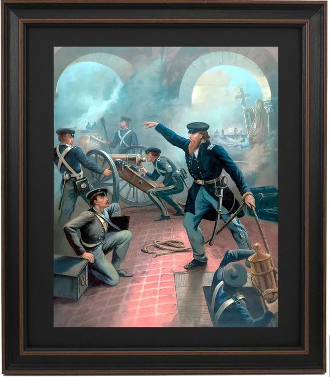 Ulysses S. Grant in Mexican American War by Emanuel Gottlieb Leutze