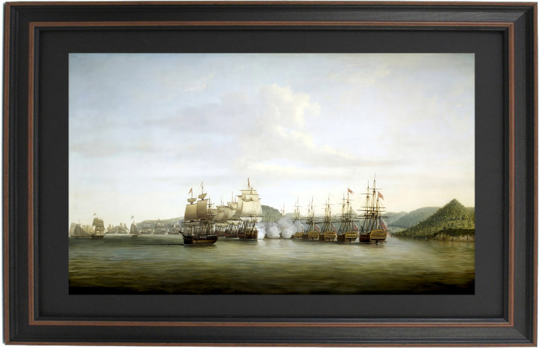 Barrington's Action at St Lucia, 15 December 1778 by Dominic Serres
