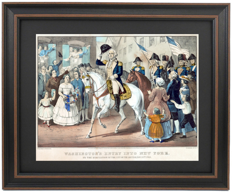 Washington's Entry into New York by Currier & Ives