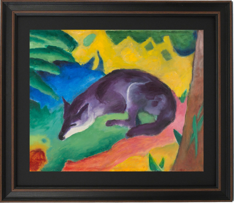 Blue Fox by Franz Marc