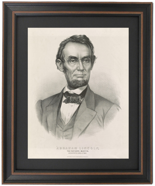 Abraham Lincoln, The Nation's Martyr by Currier and Ives