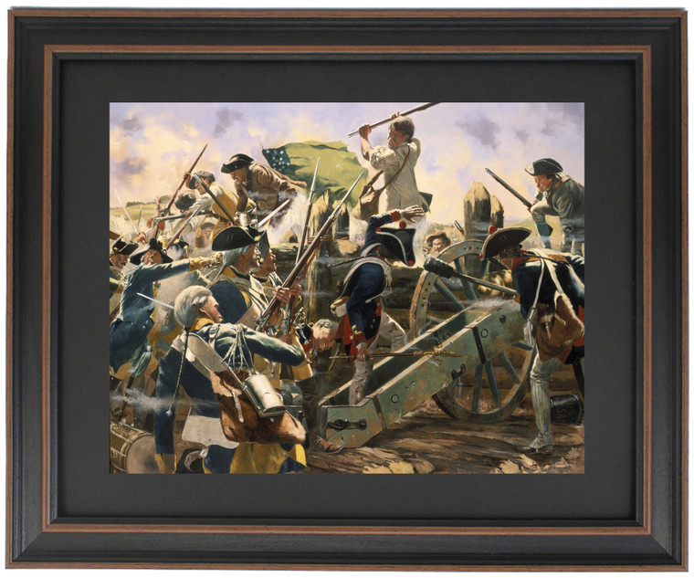 Framed The Battle of Bennington by Don Troiani