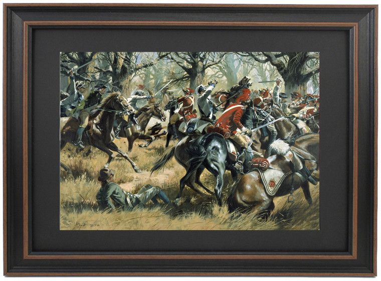 Framed The Battle Of Cowpens by Don Troiani