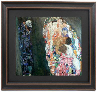 Framed Death and Life by Gustav Klimt