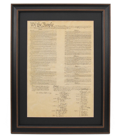U.S. Constitution Poster: Single Page Full Size