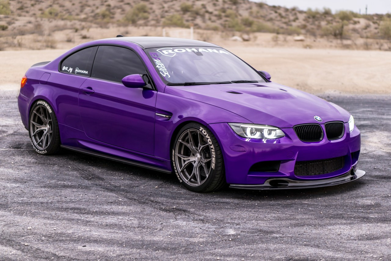 ZS For BMW F80 M3 F82 F83 M4 2015-2020 Front Bumper Lip Spoiler Set Golss Black