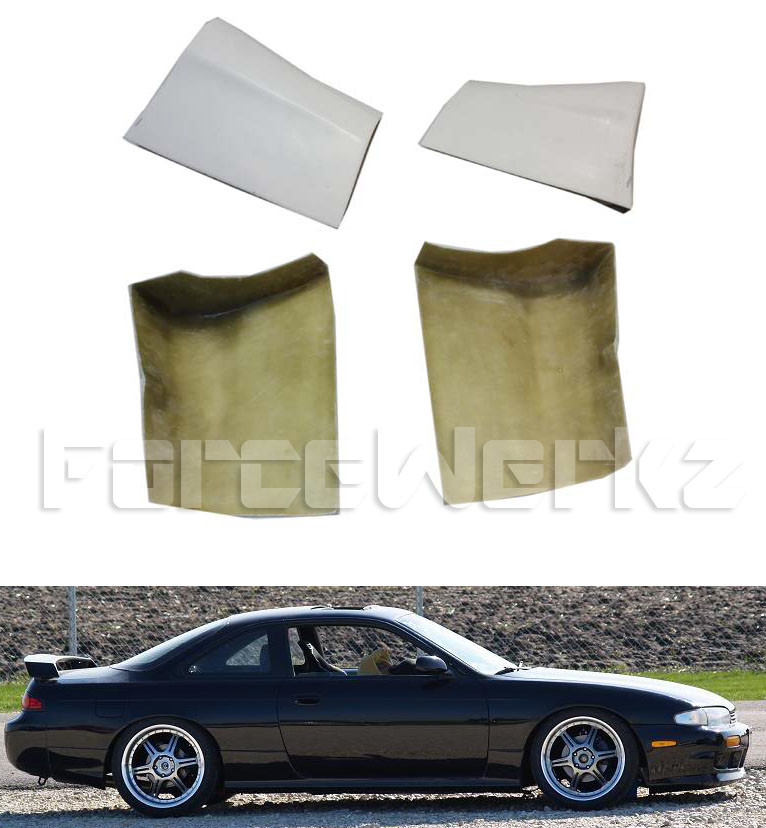 1995-1998 Nissan 240SX S14 Navan Rear Valances/Caps - Forcewerkz